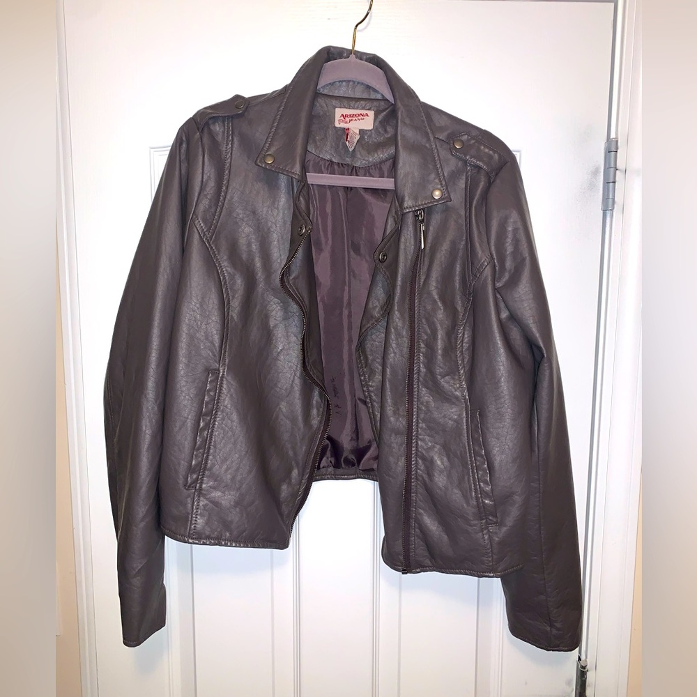 Leather Jacket Size XL
